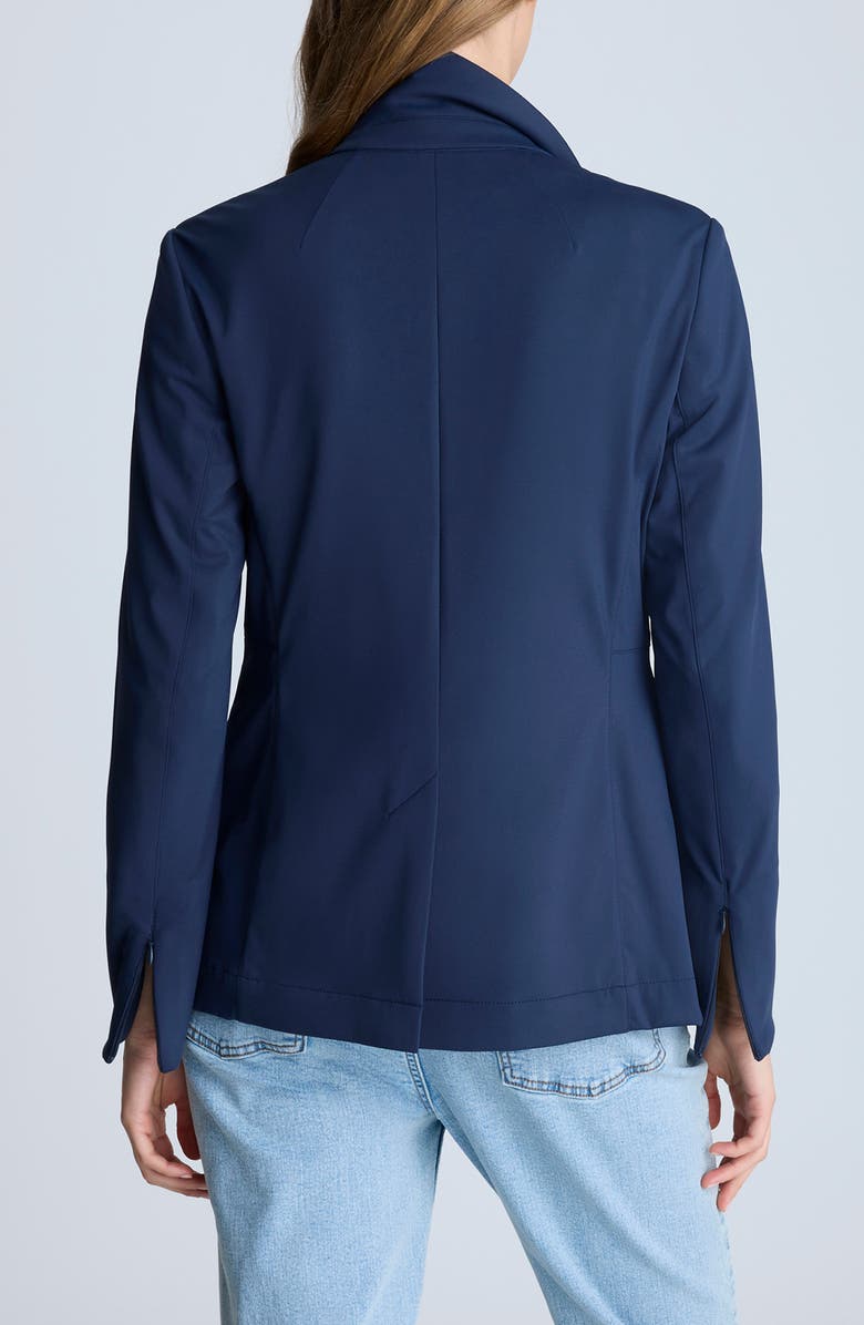 Kenneth Cole Athletic Stretch One-Button Blazer, Alternate, color, Dark Navy