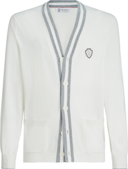 Brunello Cucinelli Cotton cardigan with logo