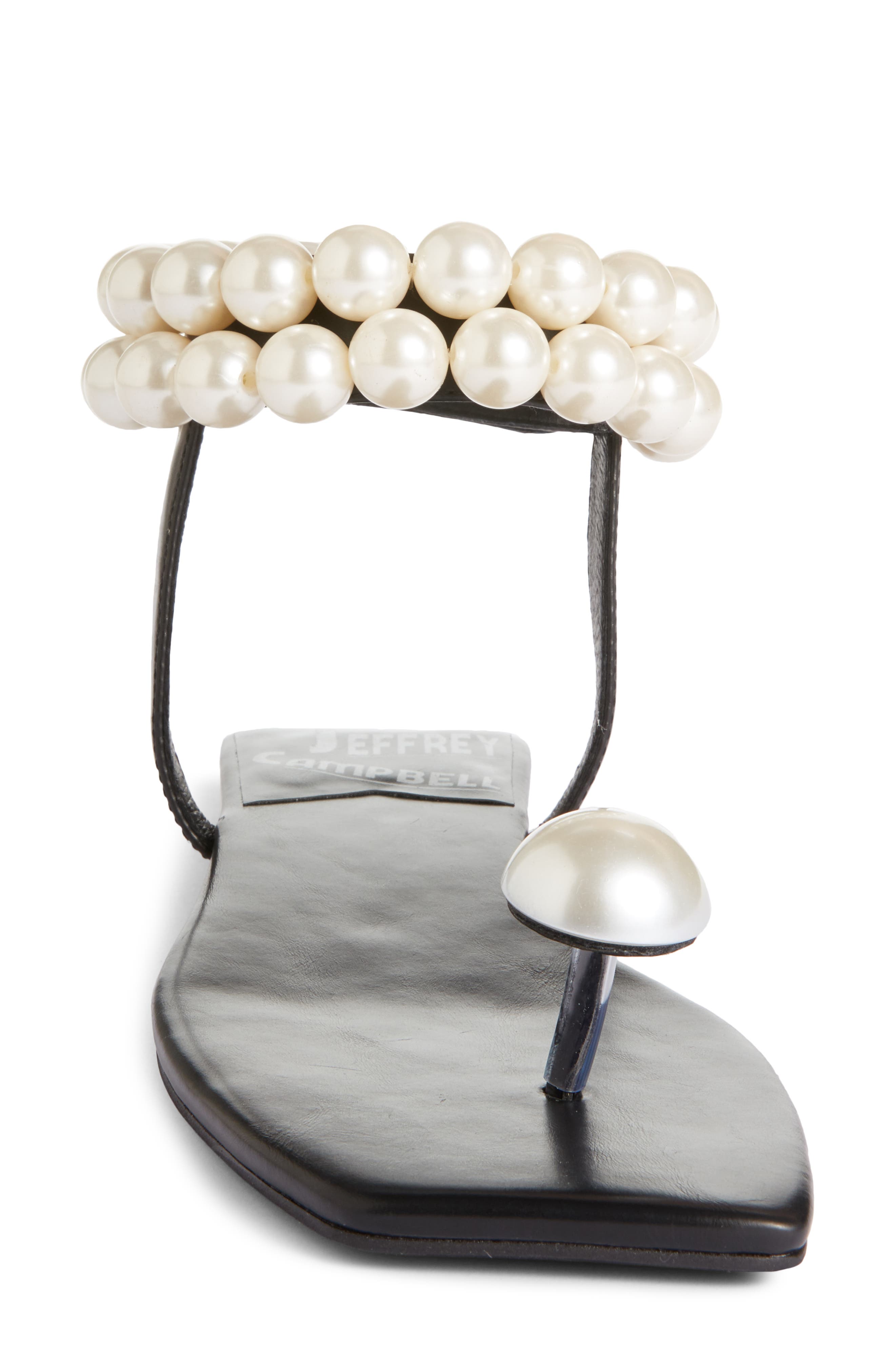 Jeffrey Campbell Chateau Embellished Ankle Strap Sandal, Alternate, color, 