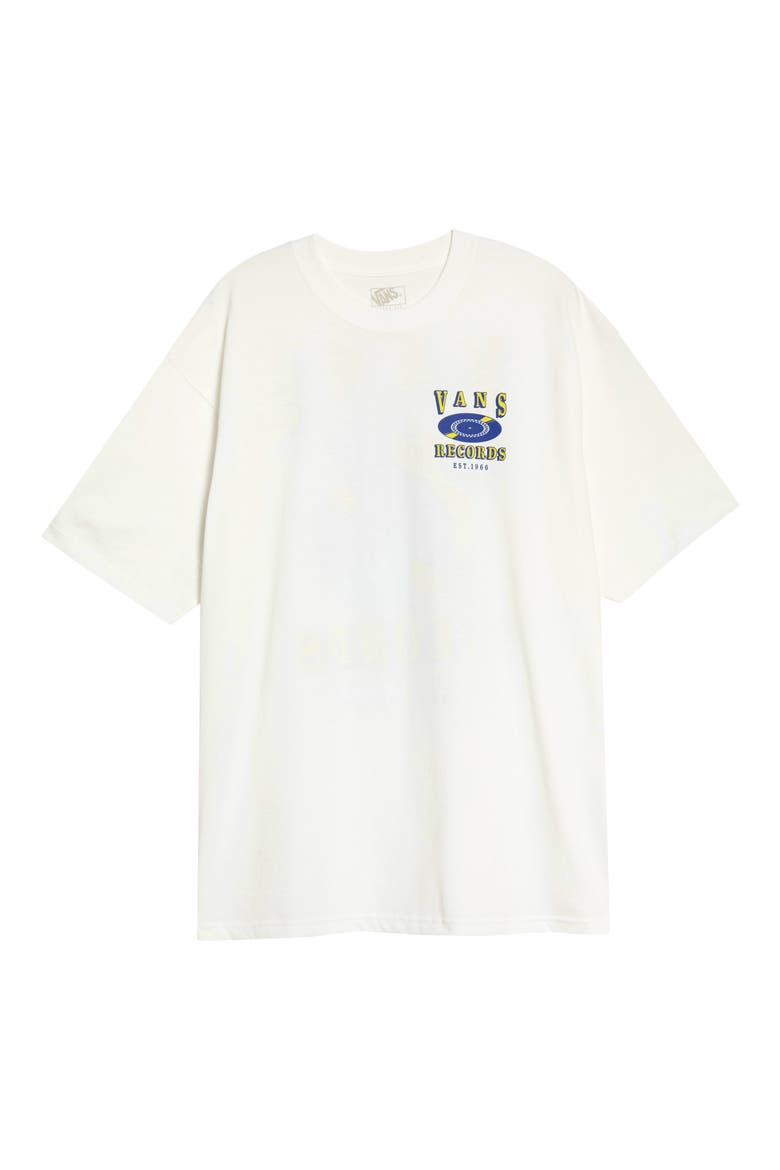 Recordings Cotton Graphic T-Shirt, Main, color, WHITE