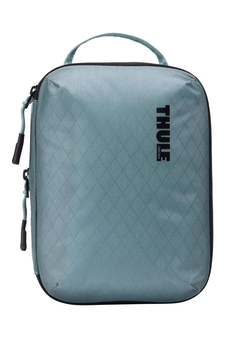 Small Compression Nylon Ripstop Packing Cube, Main, color, POND GRAY