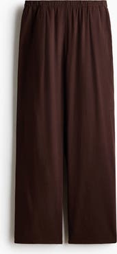 H&M Wide Linen-blend Trousers