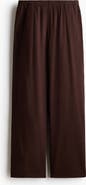 H&M Wide Linen-blend Trousers