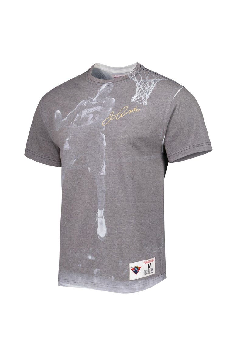 Men's Mitchell & Ness Jason Richardson Heather Gray Golden State Warriors Above The Rim T-Shirt, Alternate, color, Gray