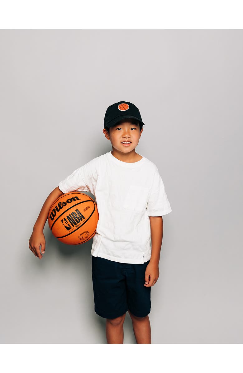 Rey To Z Terry Basketball Baseball Hat, Alternate, color, Black