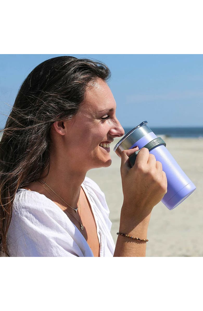 Healthy Human Grip N Sip Cruiser Tumbler Handle Fits 32oz, Alternate, color, Black