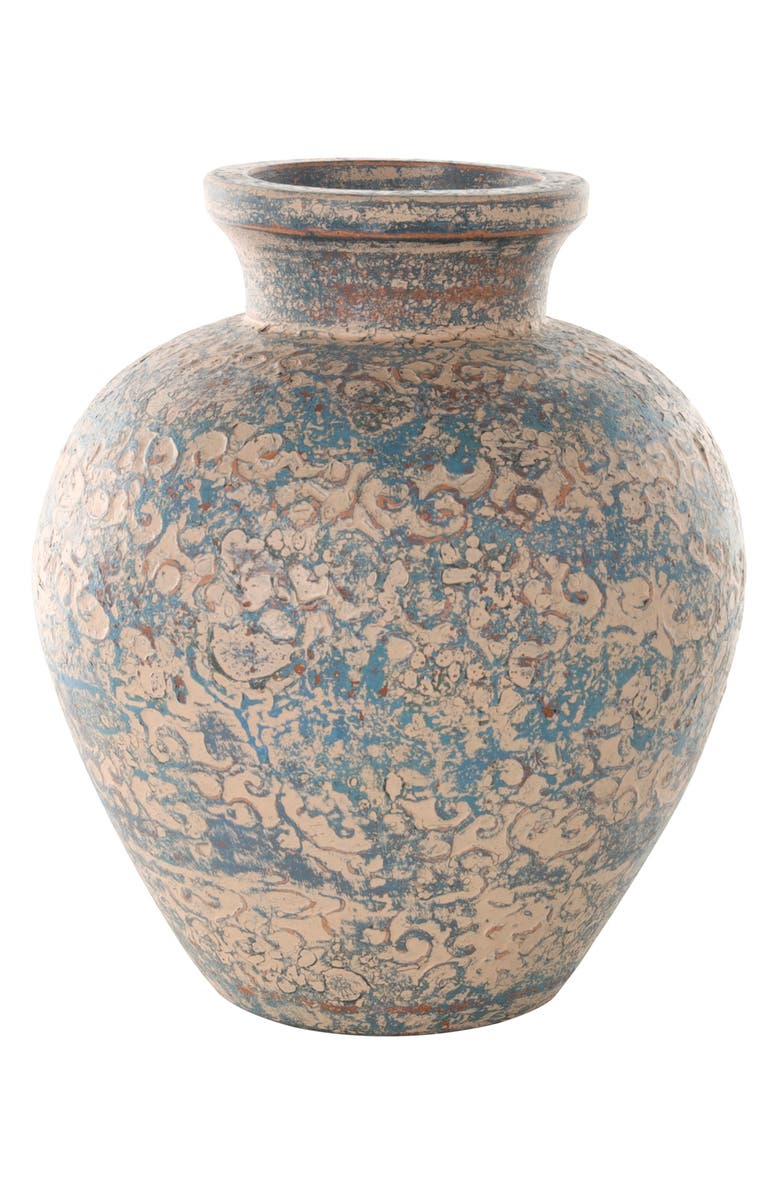 GINGER BIRCH STUDIO Ceramic Vase, Alternate, color, Beige