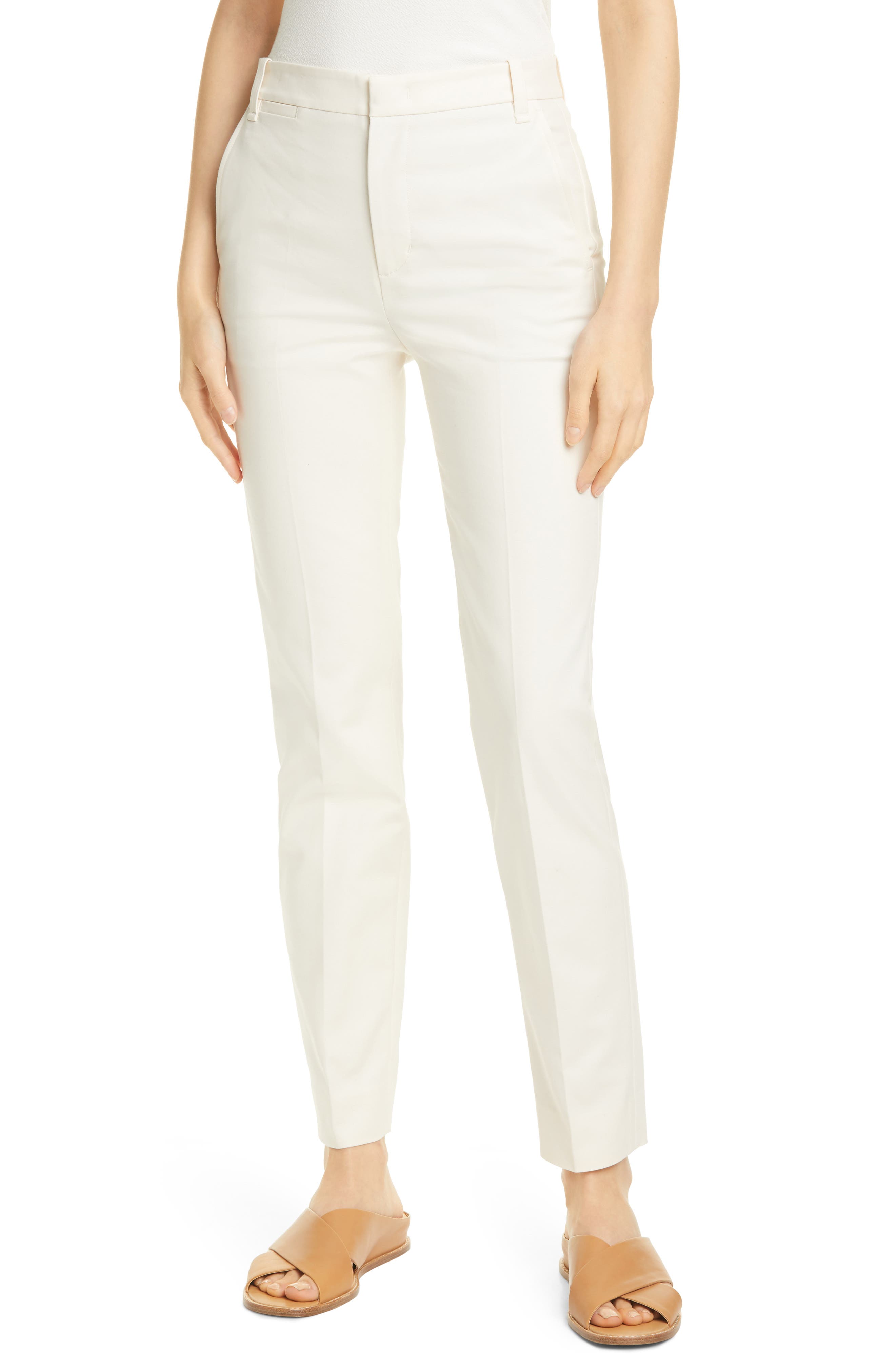 Vince Slim Mid-Rise Trousers