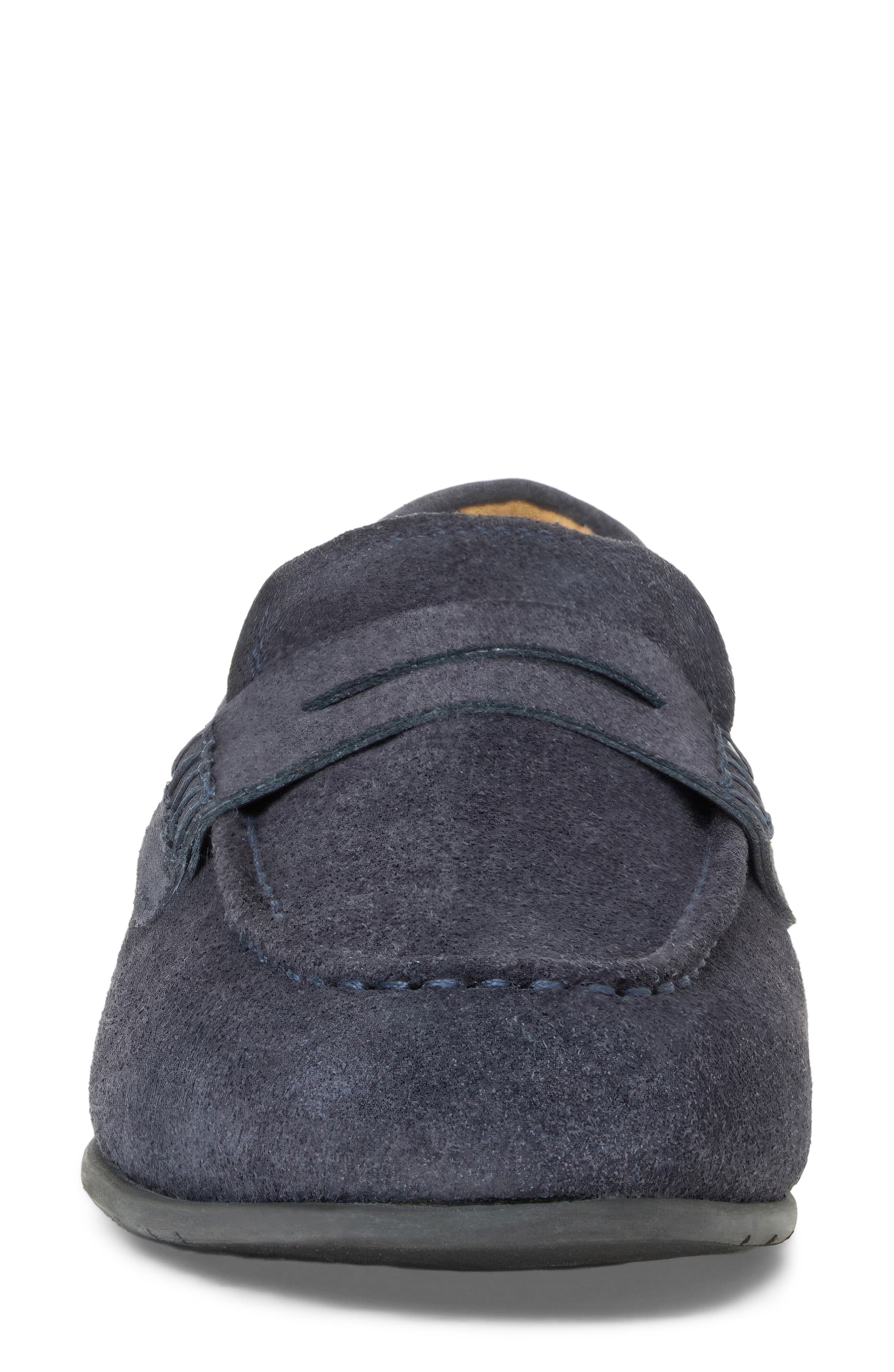Ellis Penny Loafer, Alternate, color, NAVY SUEDE