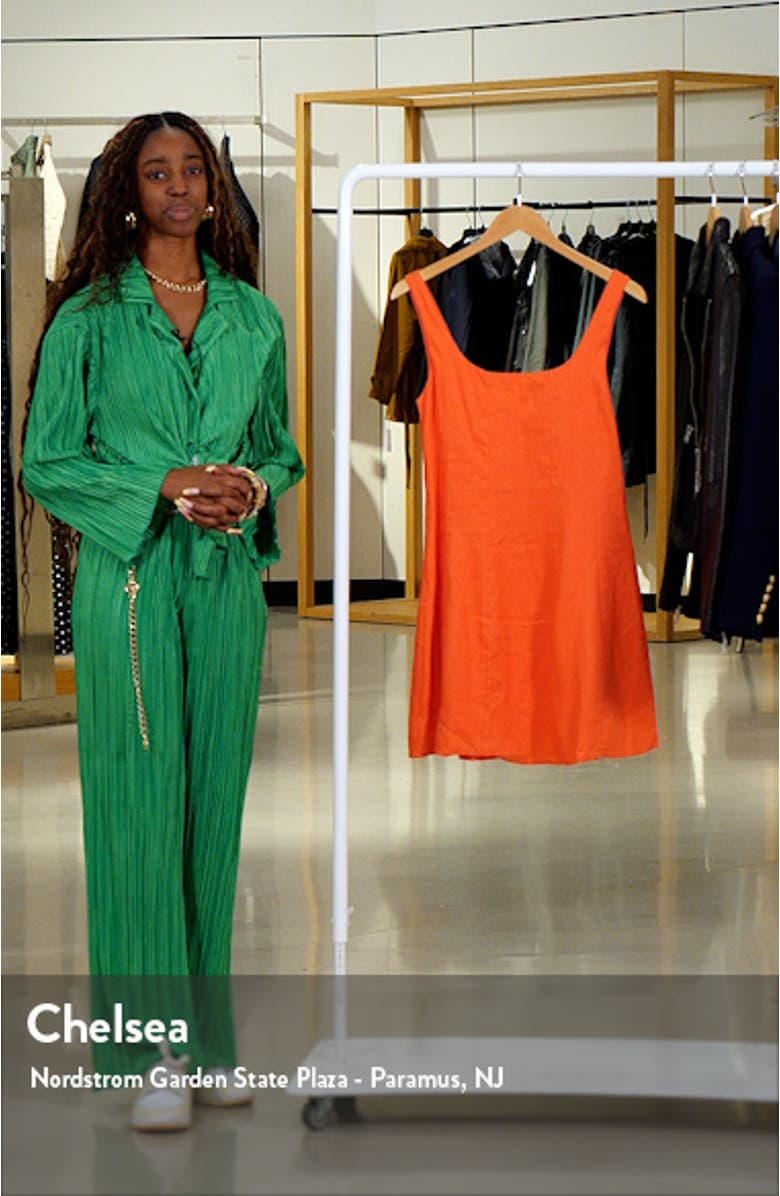 Dillon Linen Skater Dress, sales video thumbnail