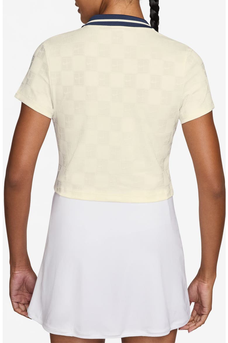 Dri-FIT Crop Polo, Alternate, color, SAIL/ MIDNIGHT NAVY