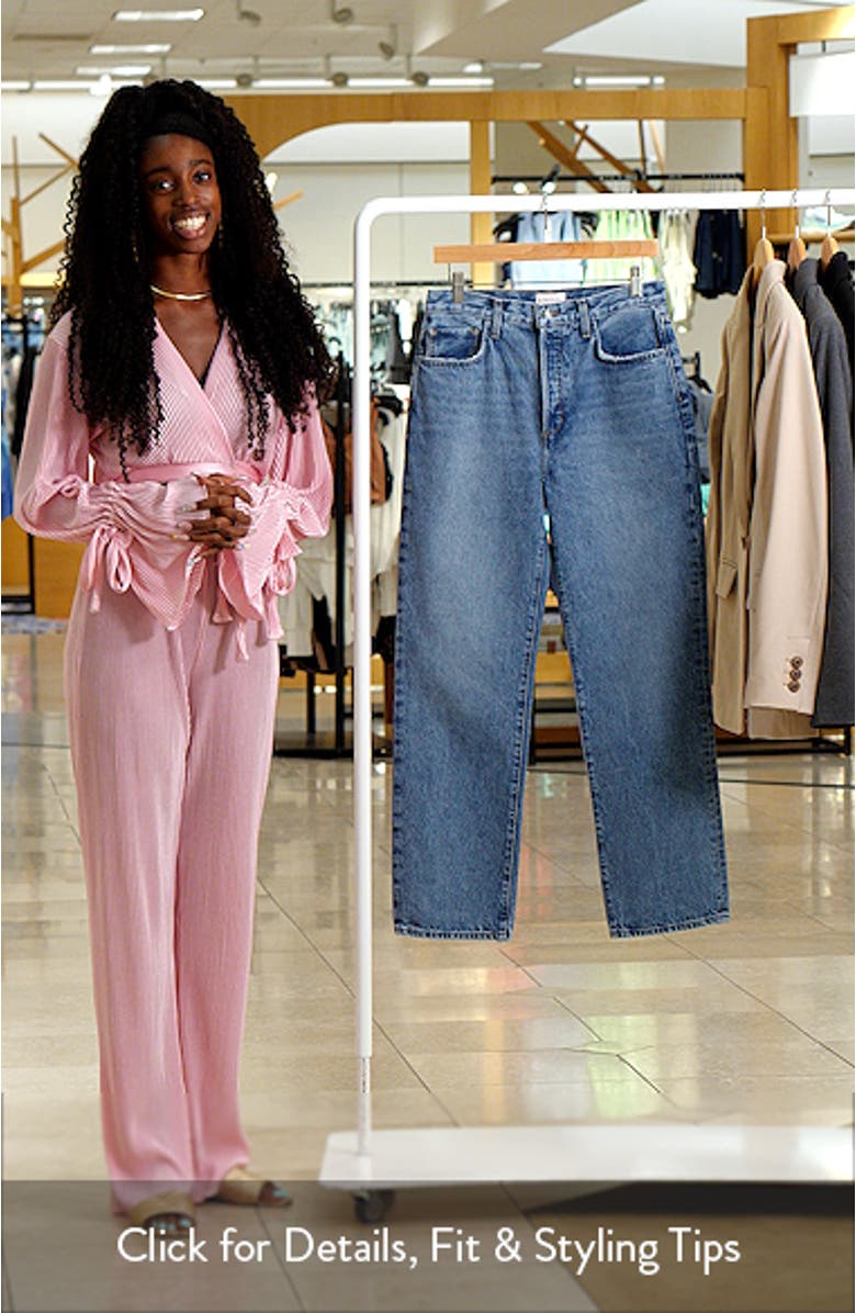 The Otto Super High Waist Ankle Boyfriend Jeans, sales video thumbnail