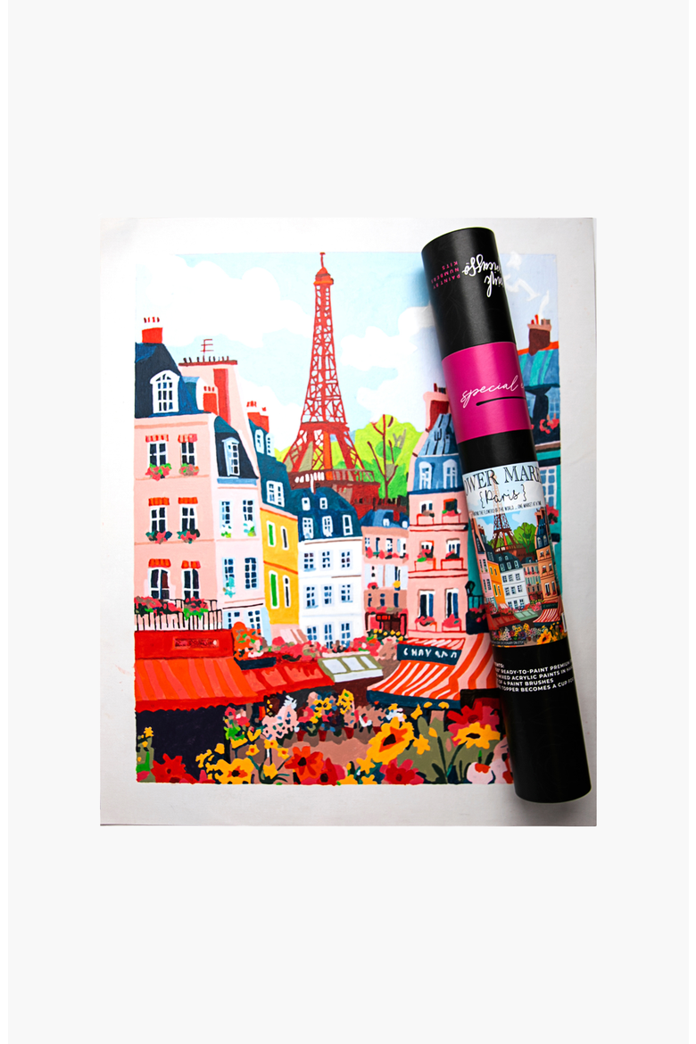 Paris Flower Market Paint by Numbers Kit, Main, color, Multicolor