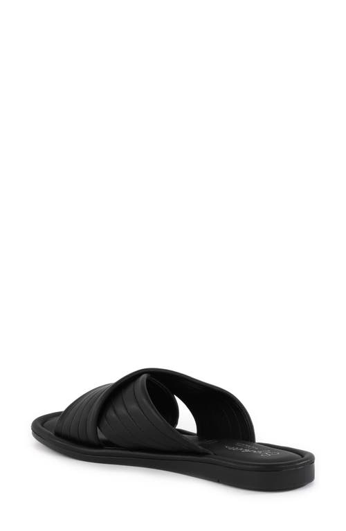Seychelles World View Ii Slide Sandal In Black