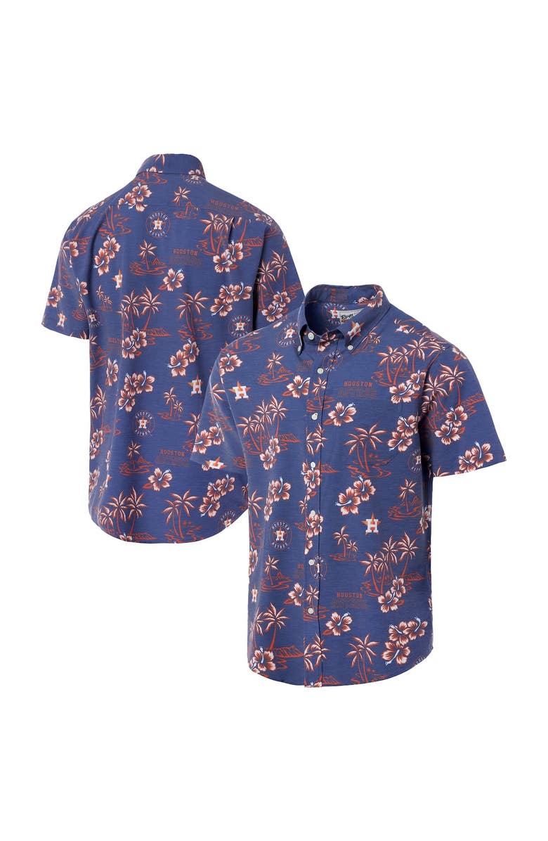 Reyn Spooner Men's Reyn Spooner  Navy Houston Astros Kekai Performance Button-Up Top, Alternate, color, Navy