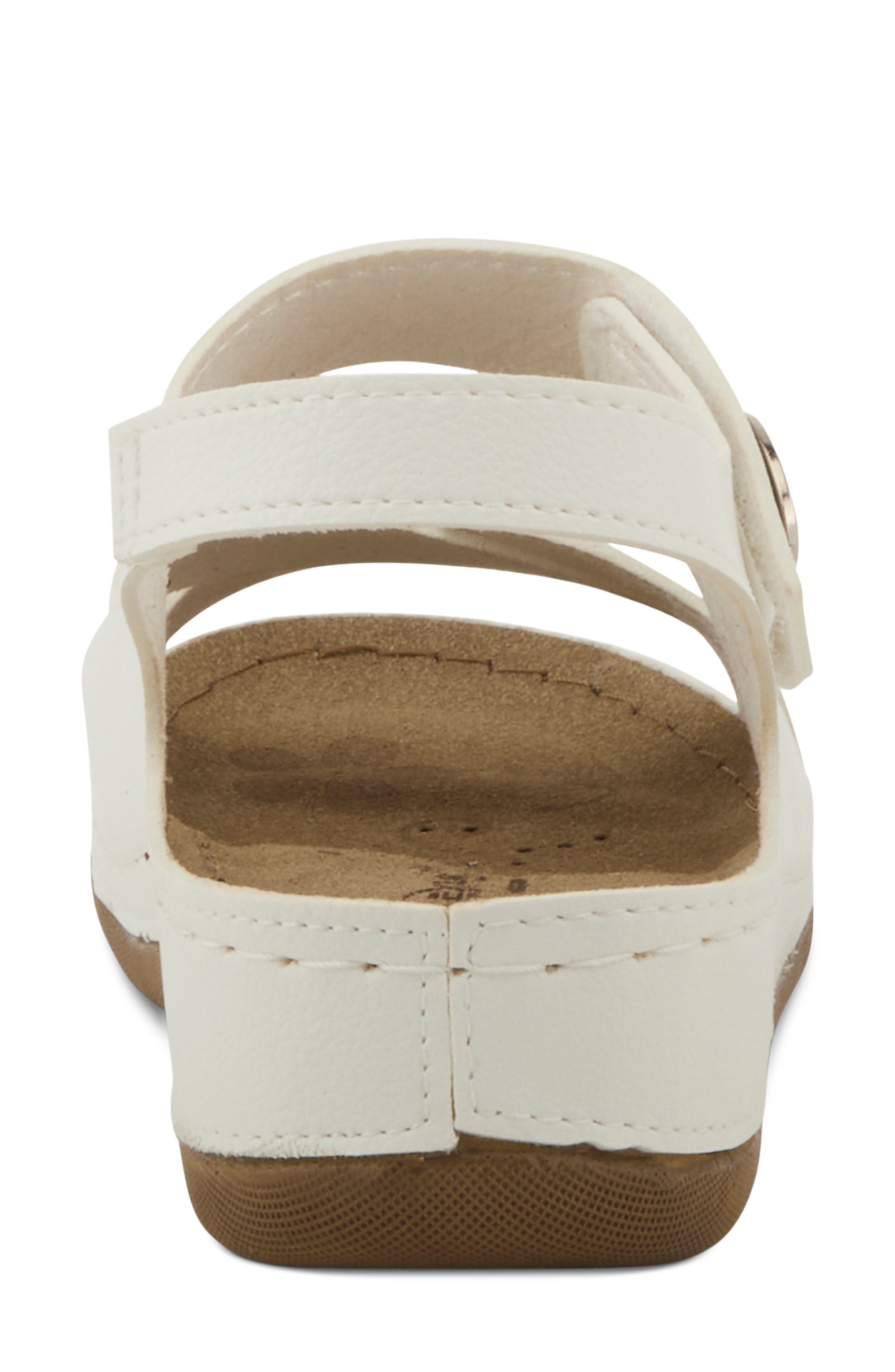 Slingback Sandal, Alternate, color, WHITE