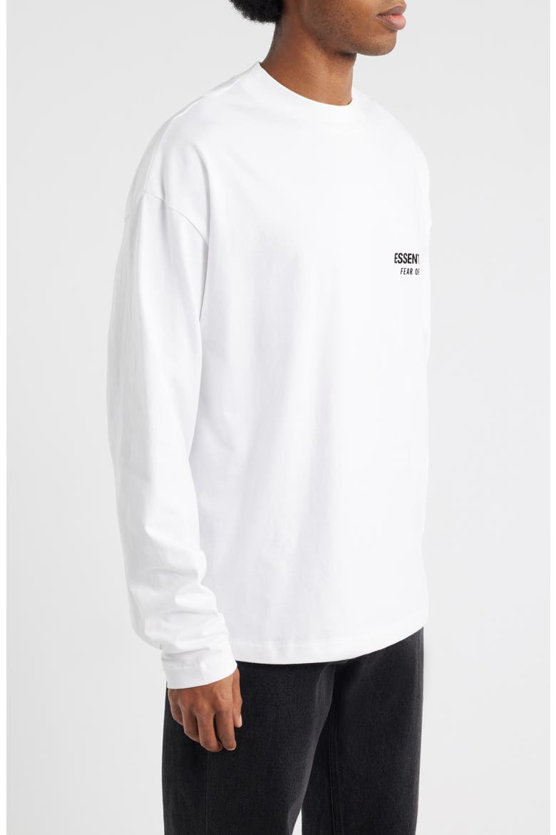 Classic Fit Long Sleeve Graphic T-Shirt, Alternate, color, BRIGHT WHITE