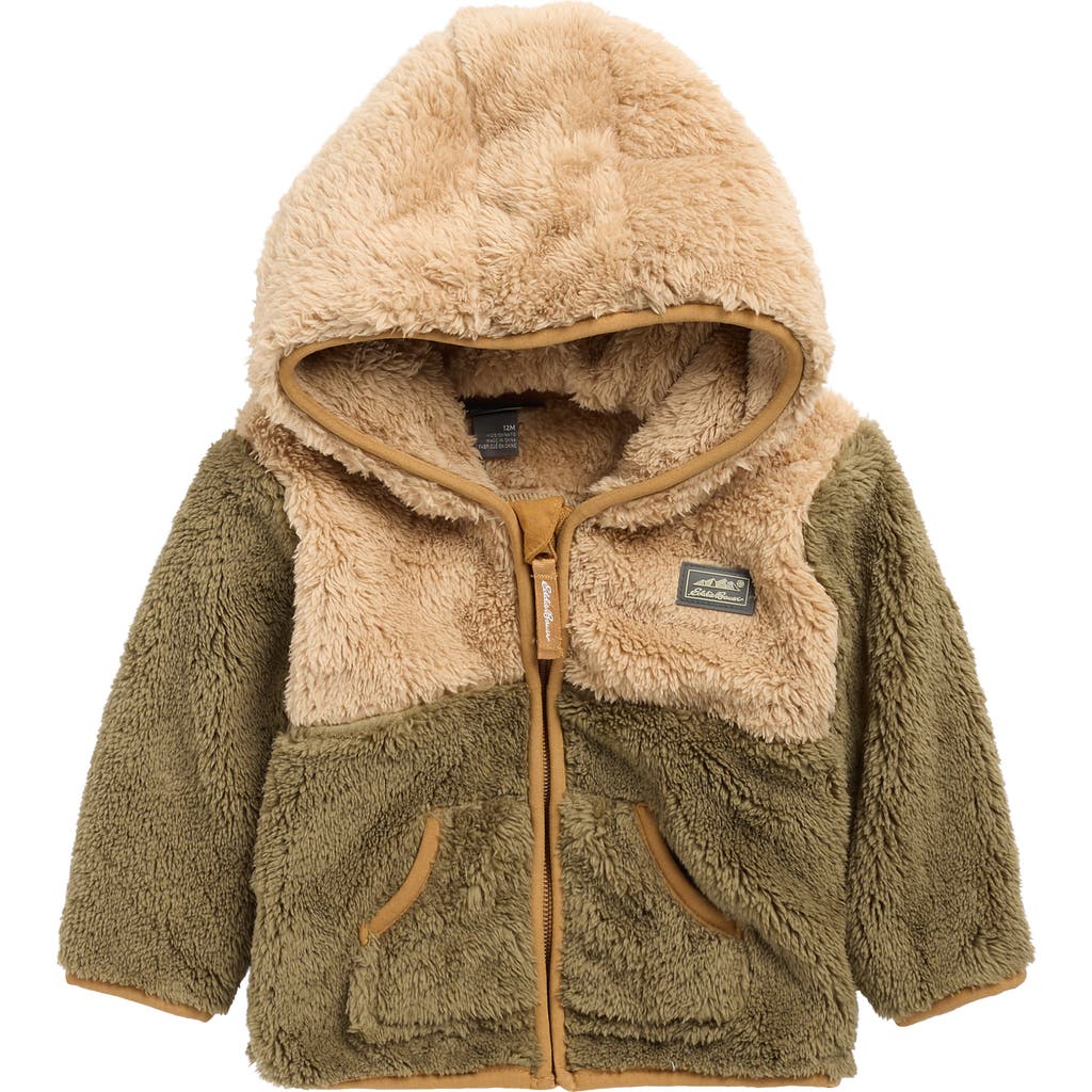 Eddie Bauer Quest Plush Faux Fur Hooded Jacket In Multi