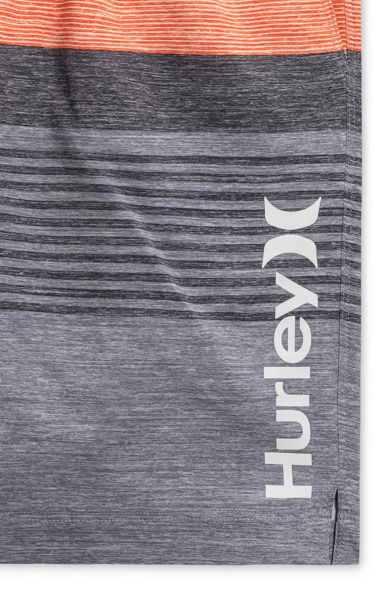 Hurley Ombré Volley Swim Shorts, Alternate, color, Light Stone Grey