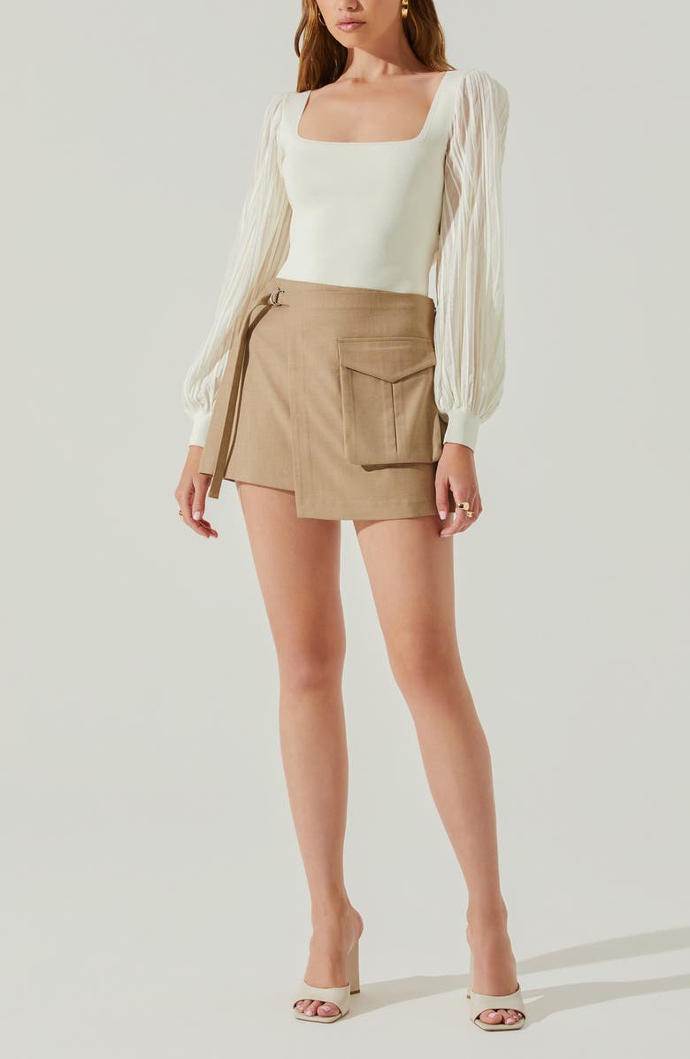 ASTR the Label Kienna Mixed Media Sweater, Alternate, color, 