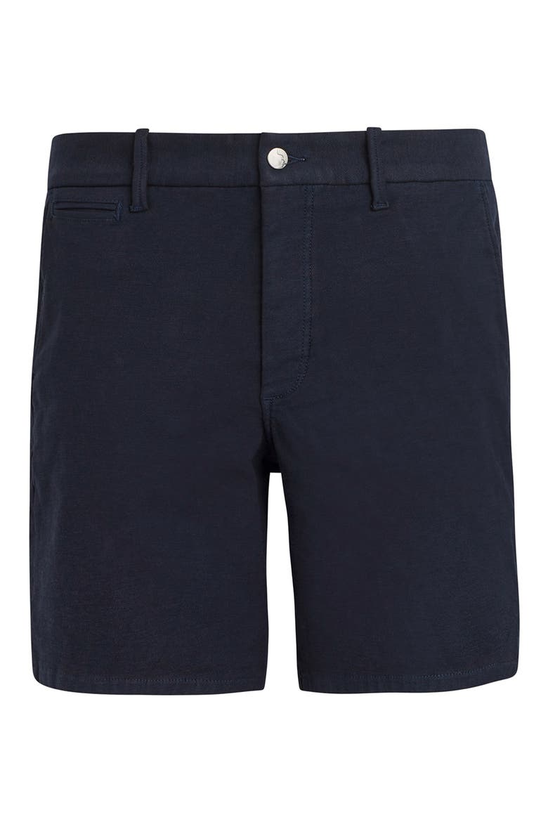 The Airsoft Slim Straight Leg Terry Chino Shorts, Alternate, color, NIGHT SKY