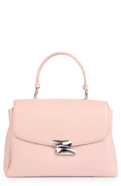 Darcie Leather Top Handle Bag