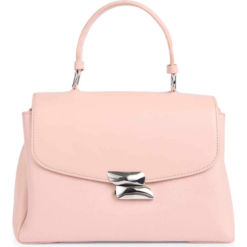 Lk Bennett Darcie Leather Top Handle Bag In Pink