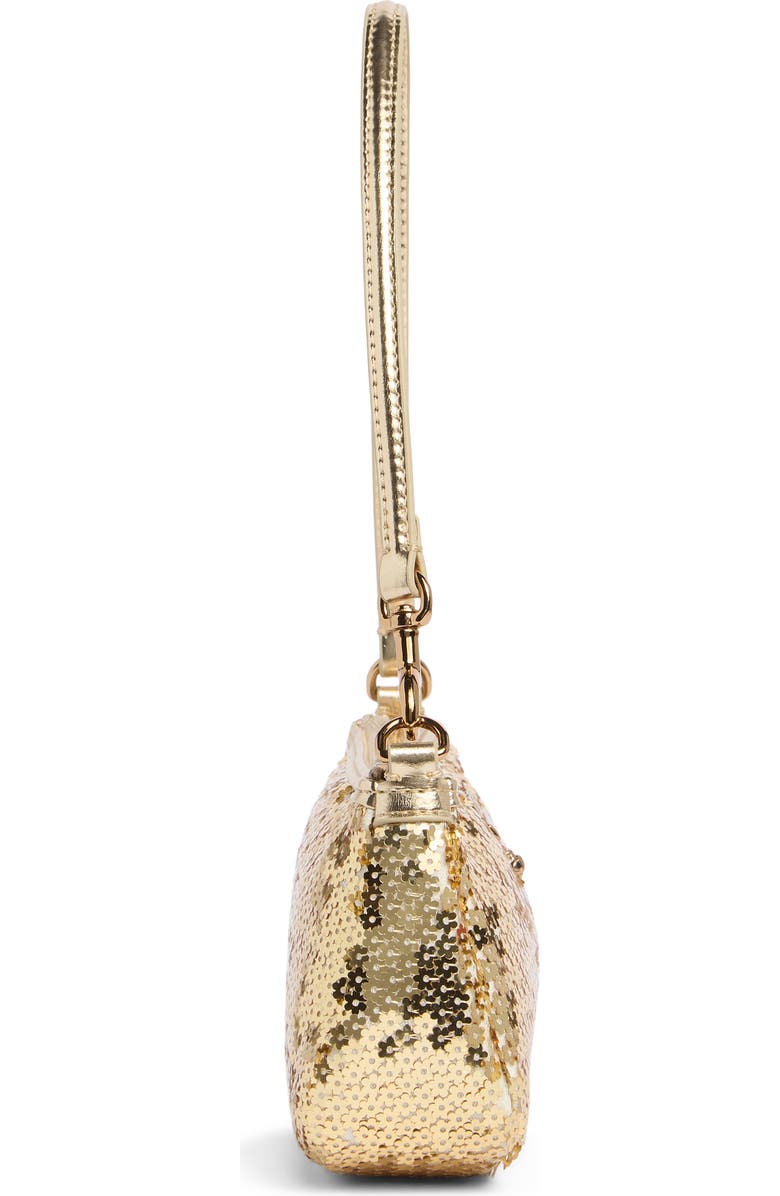 Kurt Geiger London Small Highgate Wristlet Bag, Alternate, color, Gold