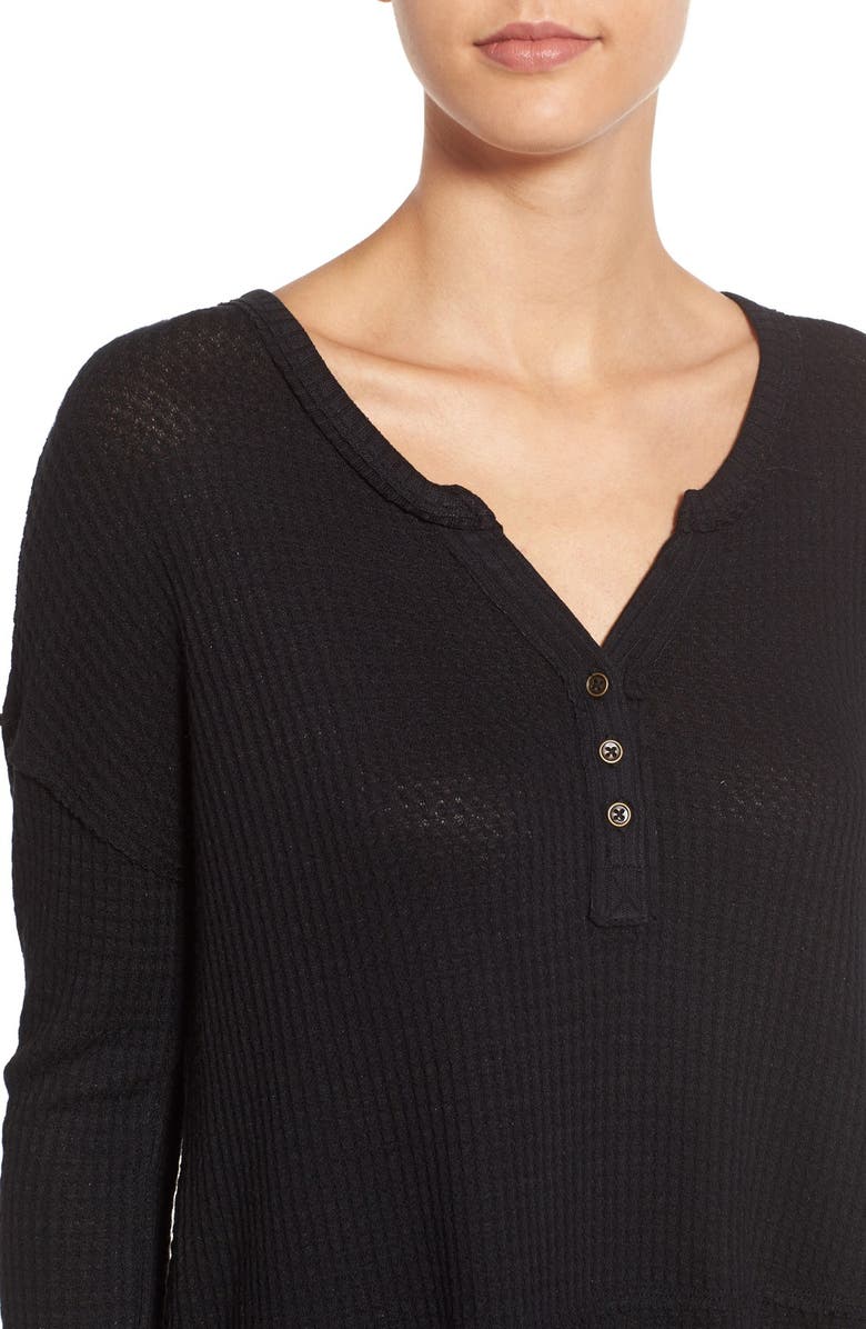 Love on a Hanger Thermal Henley Top, Alternate, color, 