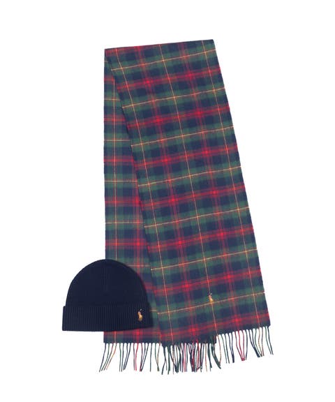 Holiday Plaid Boxed Gift-Set