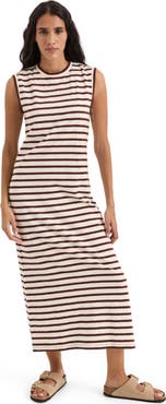 Pact Organic Cotton Soft-Slub Essential Muscle Tee Maxi Dress