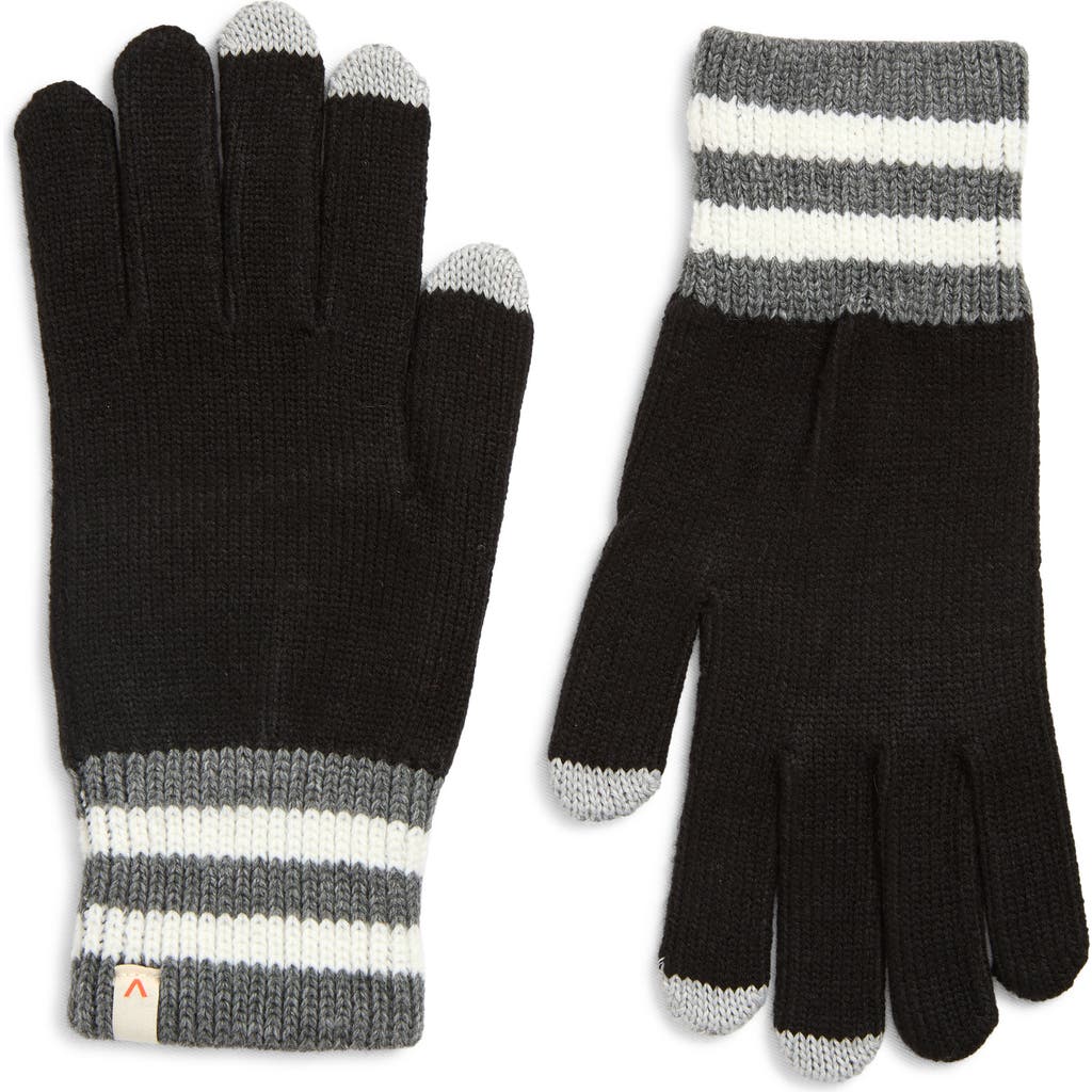 Verloop Sport Cuff Touchscreen Gloves In Black