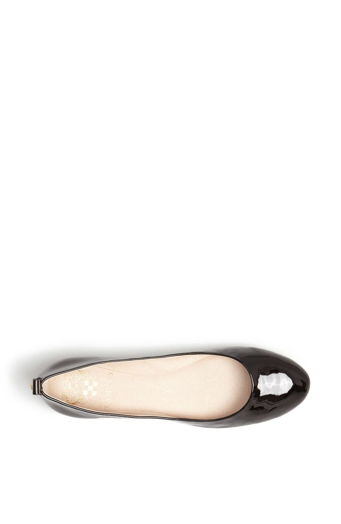 Vince Camuto 'Benningly' Patent Leather Ballet Flat, Alternate, color, 