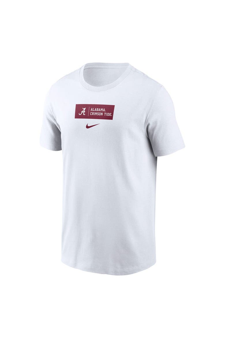 Men's Nike White Alabama Crimson Tide Primetime Crew T-Shirt, Alternate, color, White