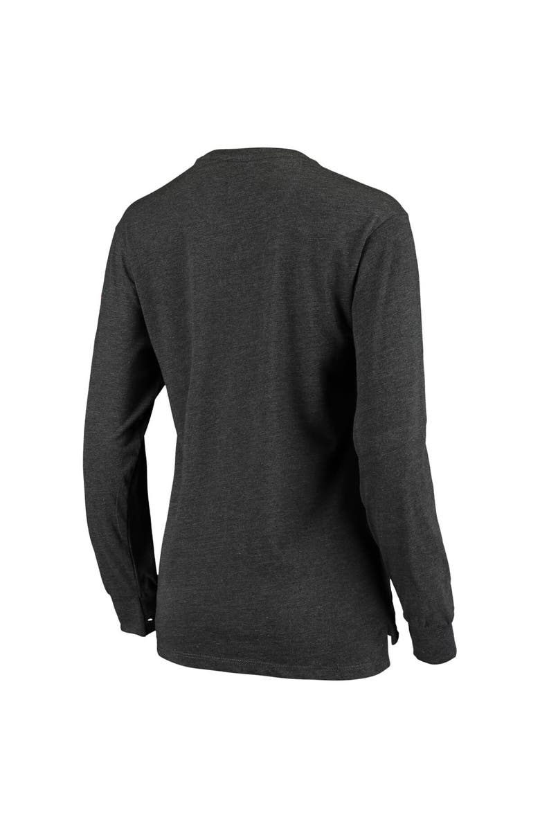 PRESSBOX Women's Pressbox Black Georgia Bulldogs Two-Hit Canyon Long Sleeve T-Shirt, Alternate, color, Black