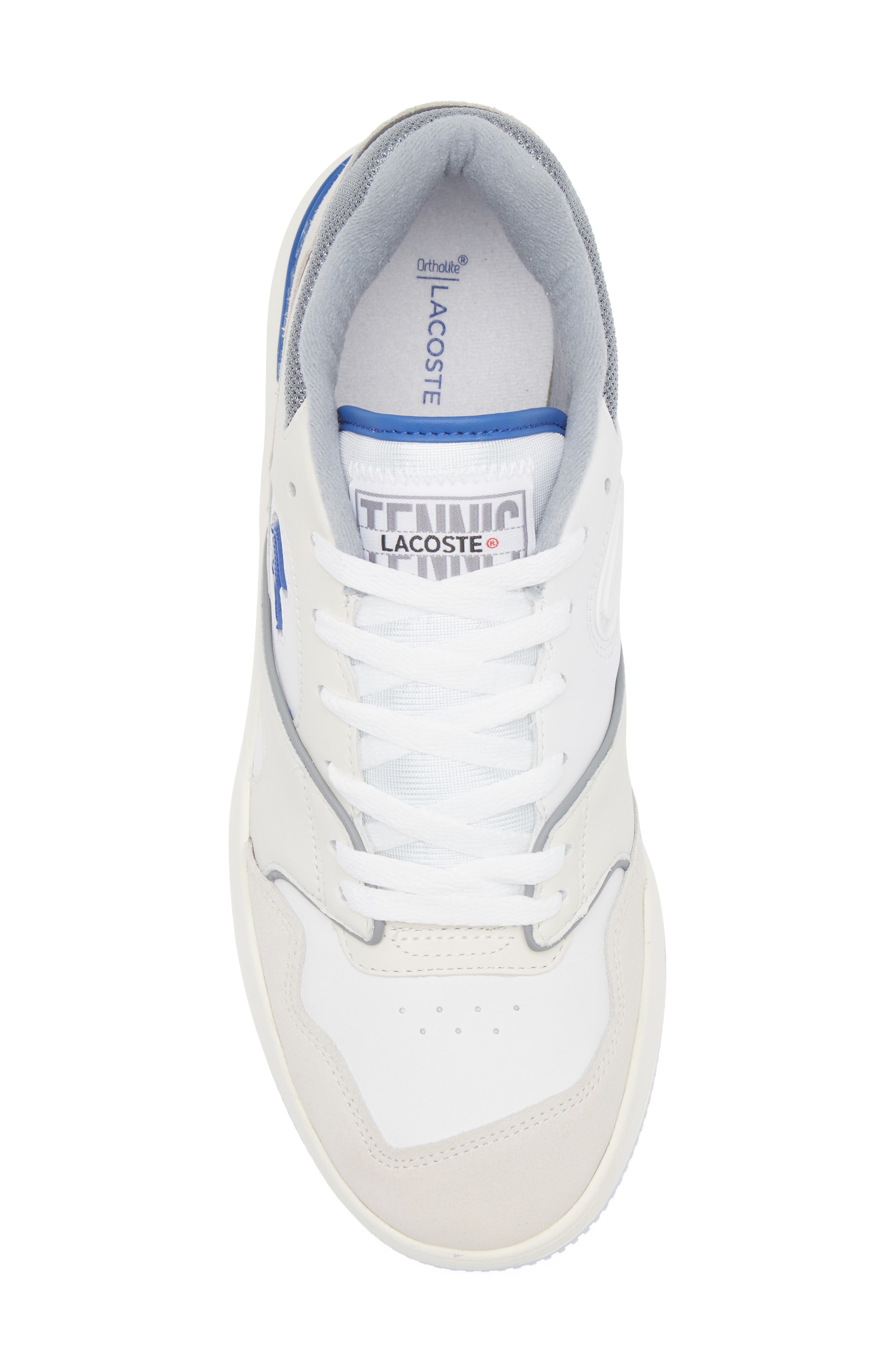 Lacoste Lineshot 124 Sneaker, Alternate, color, White/ Light Blue