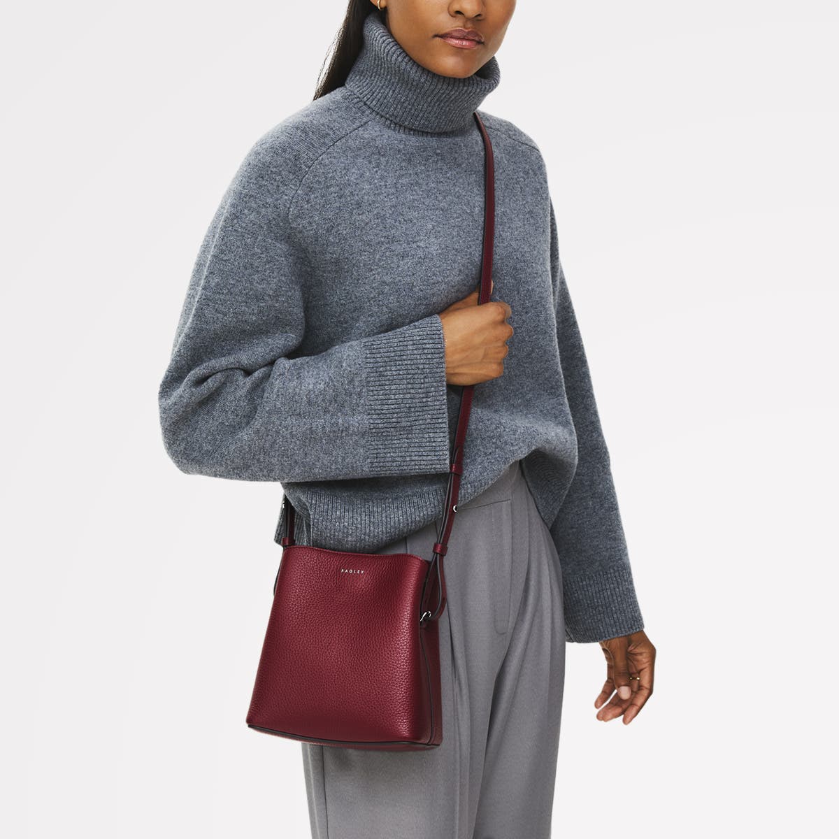 Dukes Place Small Compartment Crossbody Bag, Alternate, color, Carmine