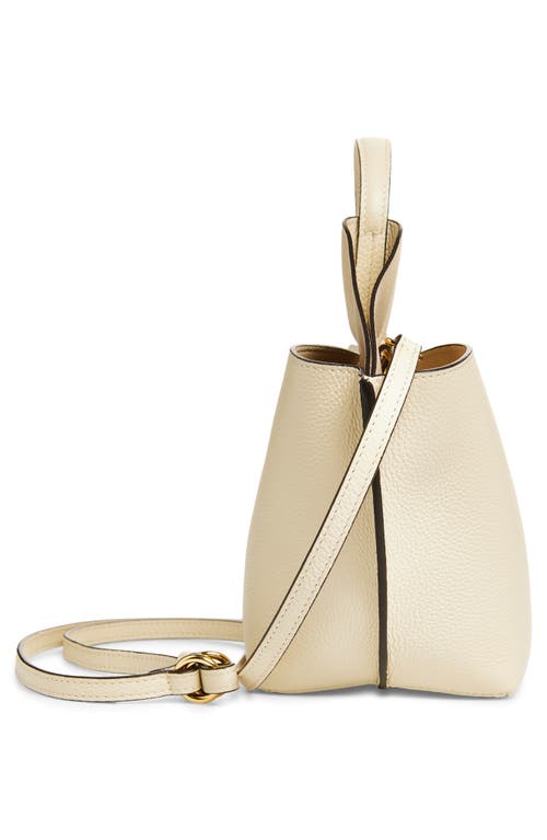 Ree Projects Mini Ann Leather Tote In Sand