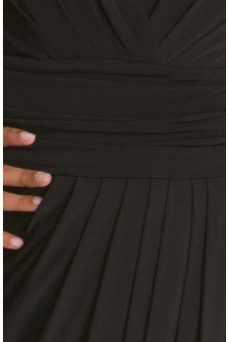 Sarong Dress, Alternate, color, BLACK