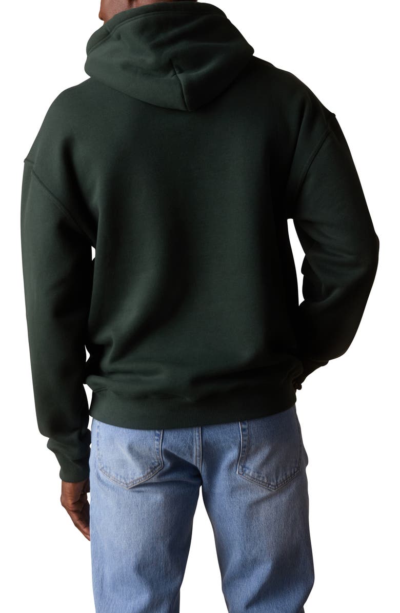 The Normal Brand St. Louis Embroidered Hoodie, Alternate, color, Varsity Green