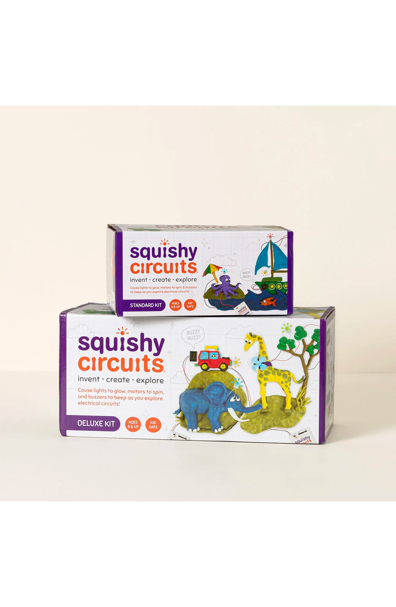 Uncommon Goods Electric Light 
Sound Dough Kits Deluxe Kit by Squishy Circuits, Alternate, color, Multicolor