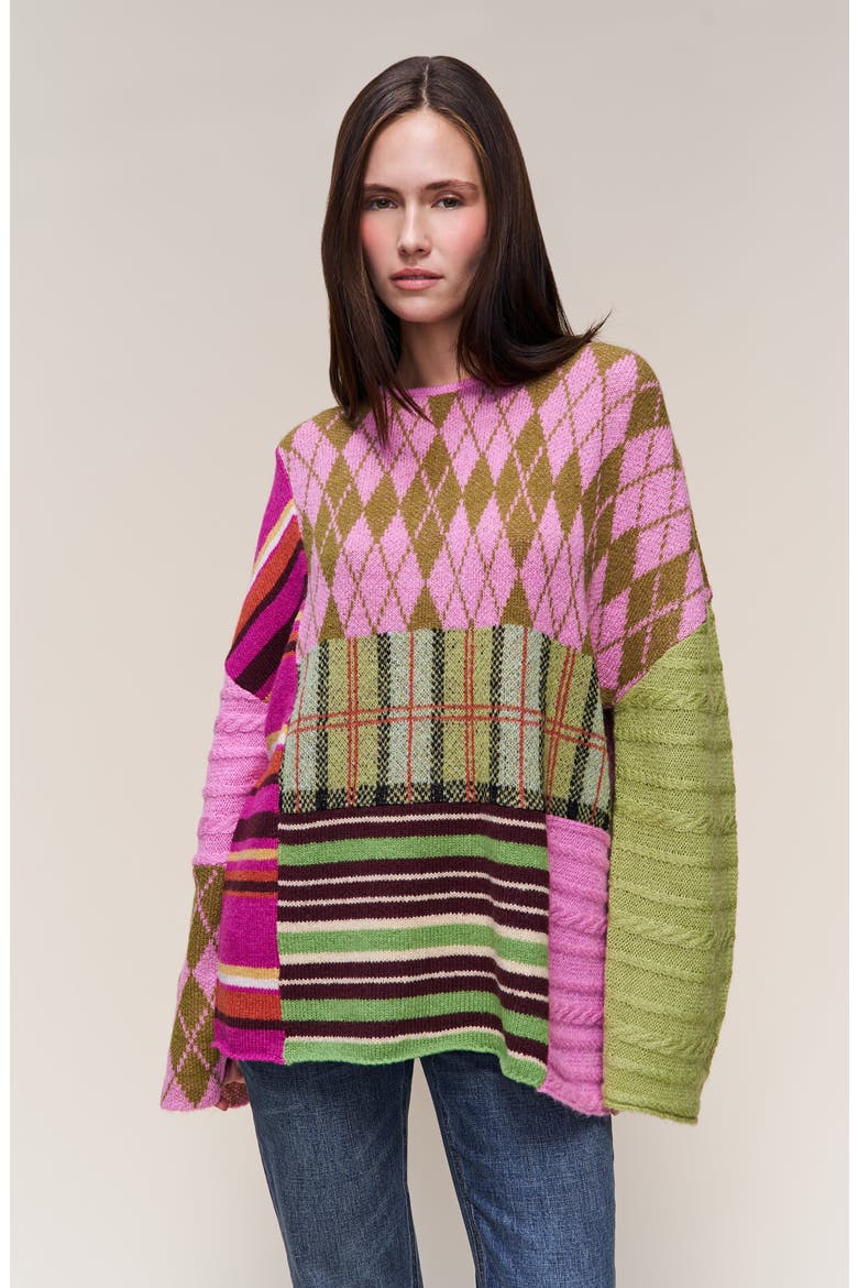 Zuri Sweater, Main, color, Pink Multi