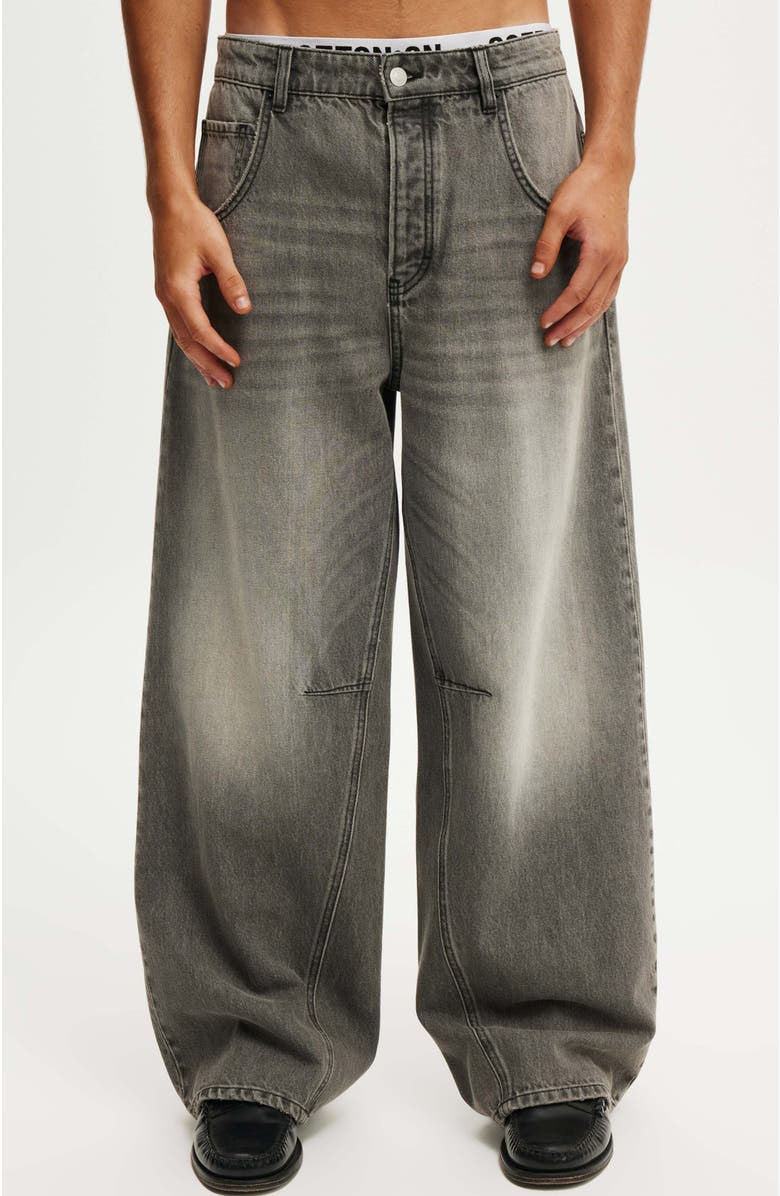 Cotton On Men's Super Baggy Engineered Jean, Main, color,