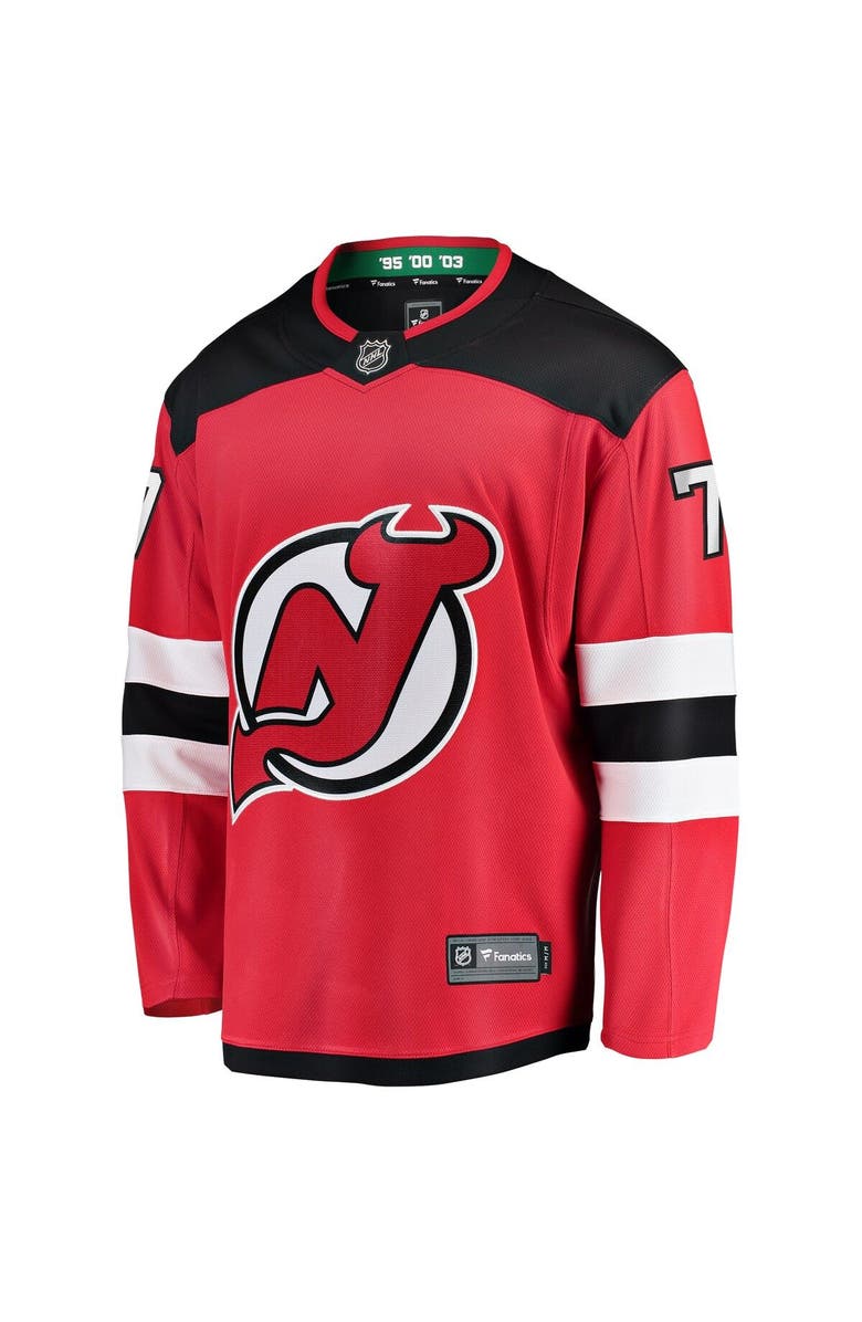 FANATICS Men's Fanatics Branded Dougie Hamilton Red New Jersey Devils Home Premier Breakaway Player Jersey, Alternate, color,