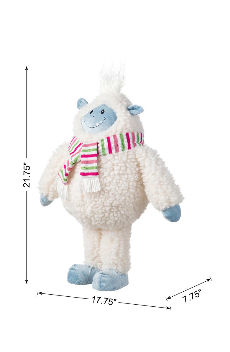 Glitzhome 22"H Christmas Fabric Standing Yeti Decor, Alternate, color, 