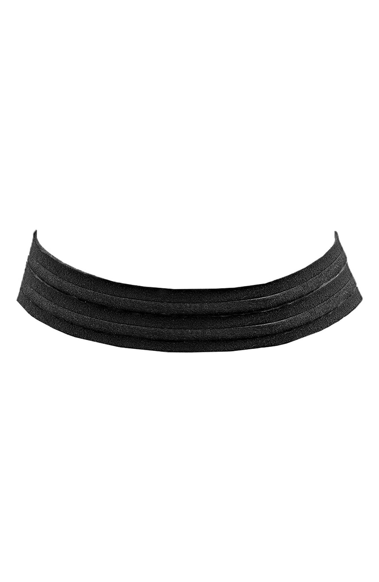 Five Strand Velvet Choker