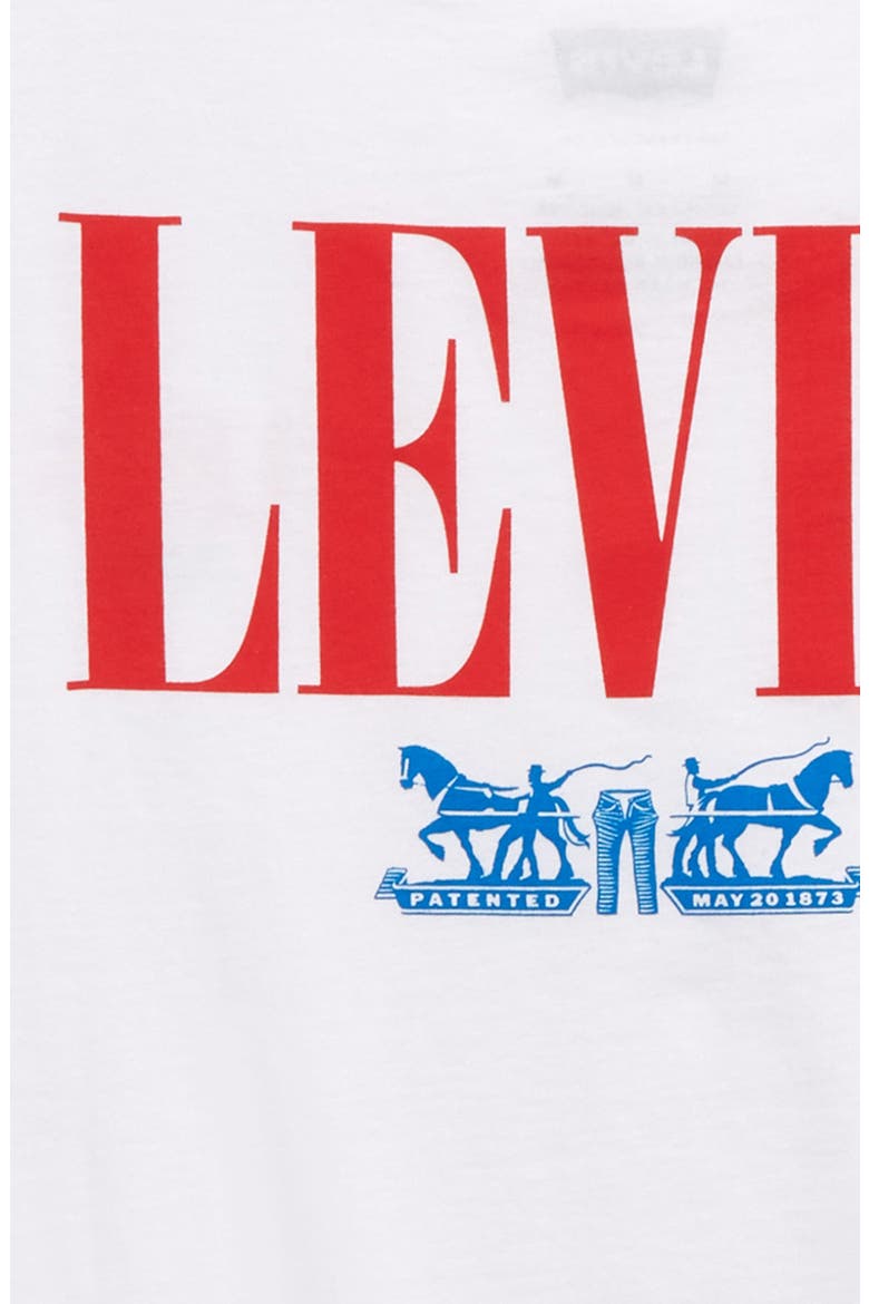 Levi's® 502™ Two Horse Logo Graphic Tee, Alternate, color, WHITE