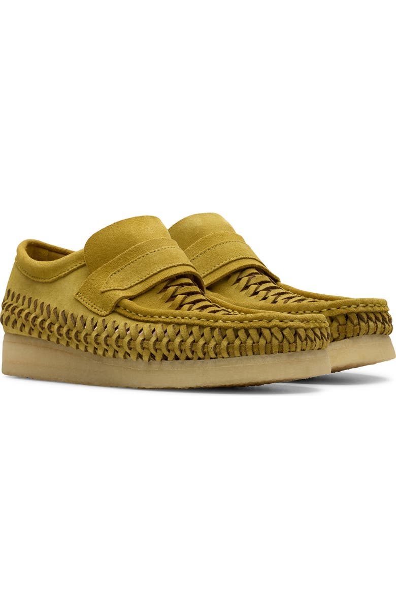 Clarks<sup>®</sup> Originals Wallabee Woven Suede Loafer, Main, color,