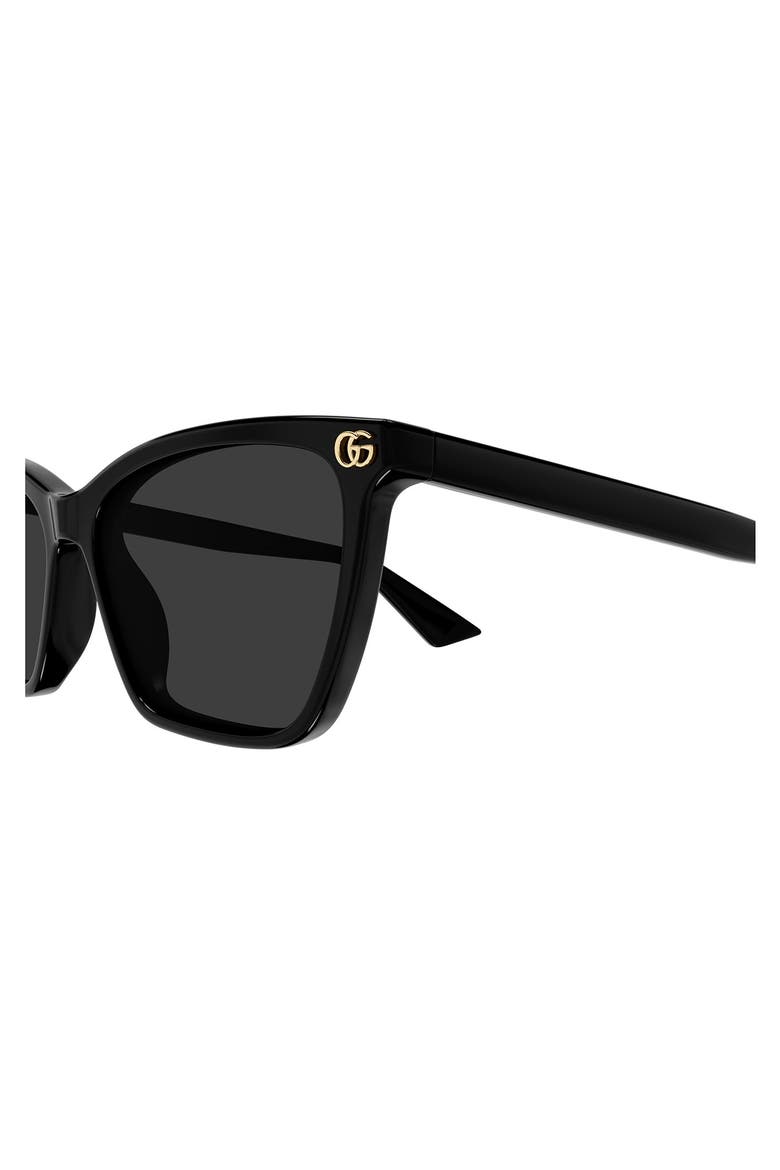 GG2111S Cat Eye Sunglasses, Alternate, color, BLACK