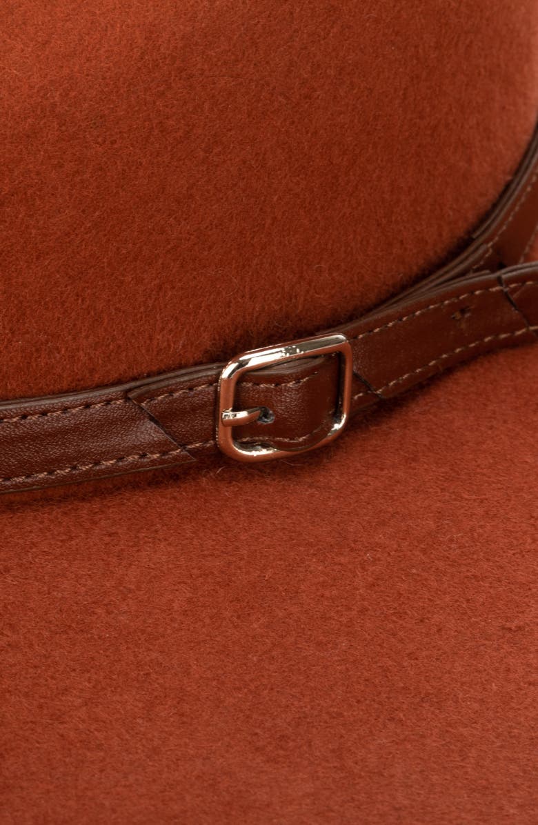 San Diego Hat Flameworthy Wool Felt Fedora, Alternate, color, Rust